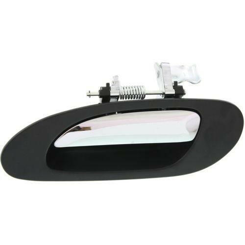 1999-2003 Acura TL Rear Door Handle LH, Chrome Lever/Black Housing.