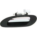 1999-2003 Acura TL Rear Door Handle LH, Chrome Lever/Black Housing.
