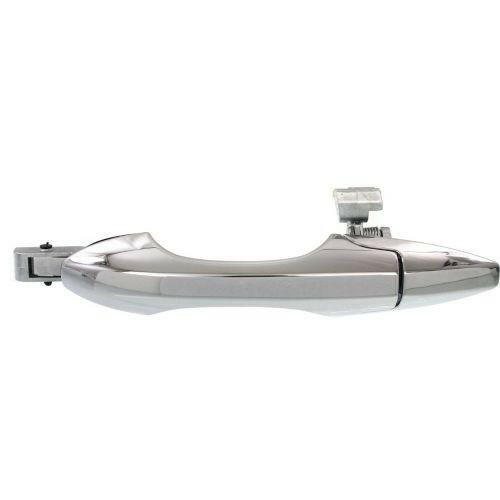 2007-2013 Acura MDX Rear Door Handle LH, Outside, All Chrome, w/o Keyhole.
