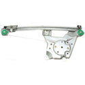 1996-1998 Audi A6 Quattro Rear Window Regulator RH, Power, w/o Motor, New.