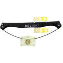 2006-2013 Audi A3 Rear Window Regulator RH, Power, Without Motor.