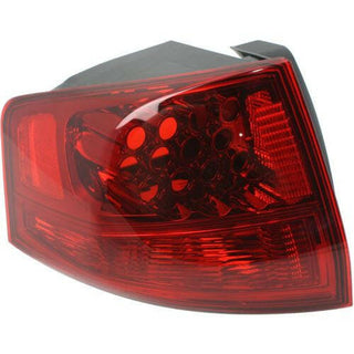 2010-2013 Acura MDX Tail Lamp LH, Outer, Lens And Housing.