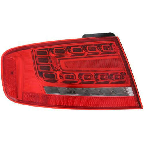 2010-2012 Audi S4 Tail Lamp LH, Outer, Assembly, Led Type, Sedan.