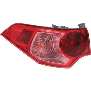 2011-2014 Acura TSX Tail Lamp LH, Outer, Assembly, Sedan.