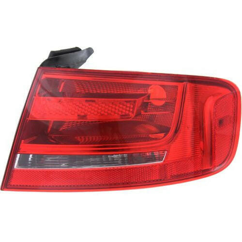 2010-2012 Audi S4 Tail Lamp RH, Outer, Lens And Housing, Bulb Type, Sedan.