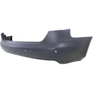 2009-2012 Audi A4 Rear Bumper Cover, Primed W/Parking Aid.