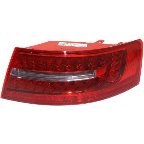 2009-2011 Audi A6 Tail Lamp RH, Outer, Lens And Housing, Sedan.