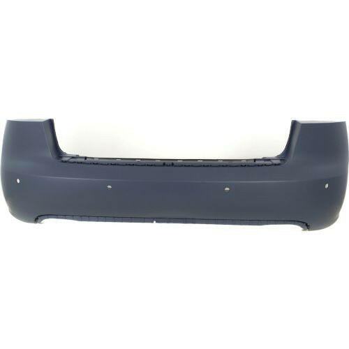 2005-2008 Audi S4 Rear Bumper Cover, Primed, With Parking Aid, Sedan.