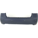 2005-2008 Audi S4 Rear Bumper Cover, Primed, With Parking Aid, Sedan.