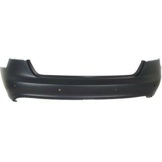 2009-2012 Audi A4 Rear Bumper Cover, Primed, w/S-line Pkg & Parking Aid.