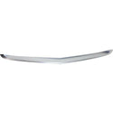 2012-2014 Acura TL Rear Bumper Molding, Upper, Center Garnish, Satin Nickel.