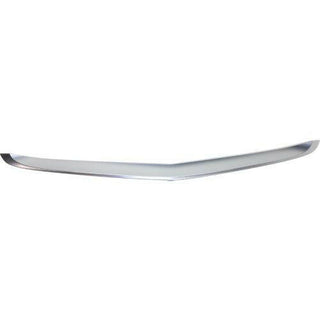 2012-2014 Acura TL Rear Bumper Molding, Upper, Center Garnish, Satin Nickel.