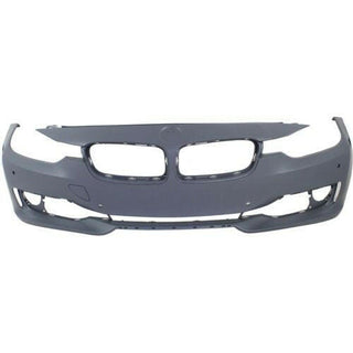 2012-2014 BMW 3 Front Bumper Cover, Primed, w/o Hlamp Washer, w/o Camera.