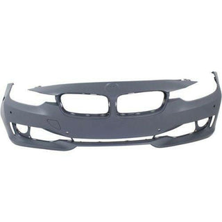 2012-2014 BMW 3- Front Bumper Cover, Primed, w/o Hlamp Washer, Standard.