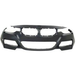 2013-2015 BMW 335i Front Bumper Cover, w/M Sport Line, w/HLW, w/o PDC, Sdn/Wgn-CAPA.