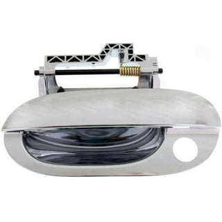 1997-2003 BMW 5 Front Door Handle LH, Outside, All Chrome, W/ Keyhole.