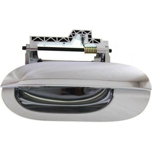 1997-2003 BMW 5 Front Door Handle LH, Outside, All Chrome, w/o Keyhole.