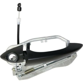 2000-2006 BMW X5 Front Door Handle LH, Textured, w/Button, Base & Cable.