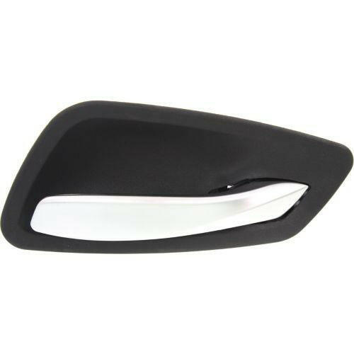 2006-2012 BMW 3- Front Door Handle RH, Satin Chrome Lever/Black Housing.