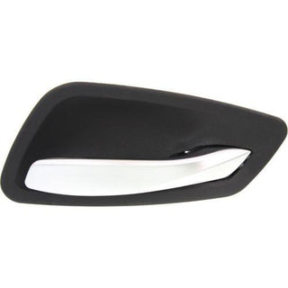 2006-2012 BMW 3- Front Door Handle RH, Satin Chrome Lever/Black Housing - Classic 2 Current Fabrication