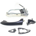 2000-2006 BMW X5 Rear Door Handle LH, Outside, Primed, w/Base, W/o Keyhole.