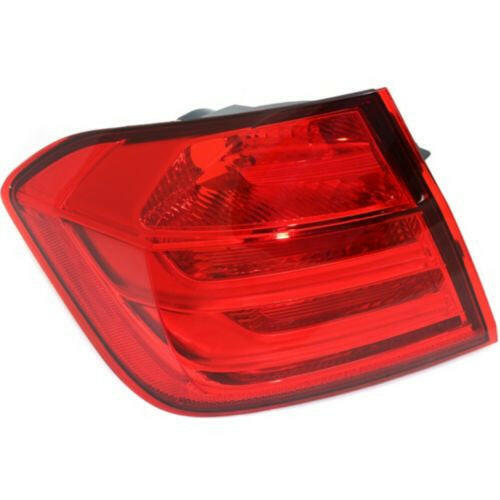 2012-2016 BMW 3 Series Tail Lamp LH, Outer, Lens And Housing, Sedan.