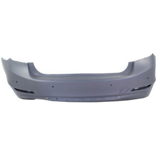2012-2015 BMW 328i Rear Bumper Cover, Primed, w/Out M Sportline-CAPA - Classic 2 Current Fabrication