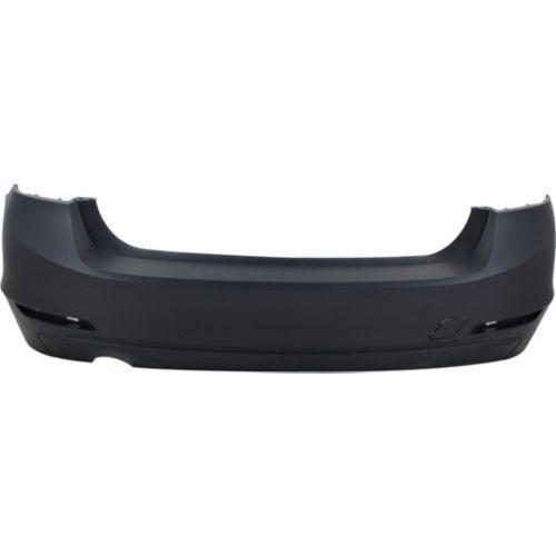 2012-2015 BMW 320i Rear Bumper Cover, w/o MSportLine, STD Type, w/o PDC, 320i/328d.