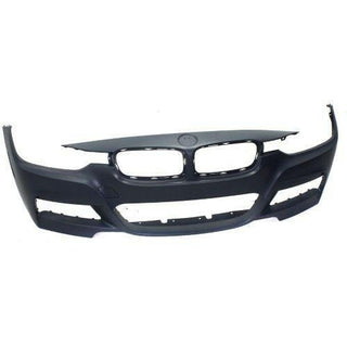2014-2016 BMW 328d xDrive Front Bumper Cover, w/M Sport Line, w/o HLW/PDC, Sdn/Wgn.