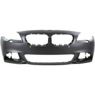 2011-2013 BMW 528i Front Bumper Cover, w/Park Distance & M Pkg, w/o Camera.
