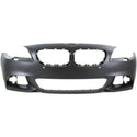 2011-2013 BMW 535i Front Bumper Cover, w/Park Distance & M Pkg, w/o Camera.