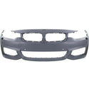 2014-2016 BMW 435i xDrive Front Bumper Cover, w/M Sport Line/HLW/PDC/Cam, w/o IPAS.