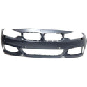 2014-2016 BMW 435i Front Bumper Cover, w/M Sport Line, w/HLW/PDC/IPAS/Cam-CAPA.