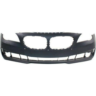 2013-2015 BMW 740Li Front Bumper Cover, w/o M, w/PDC, & Side View Camera-CAPA.