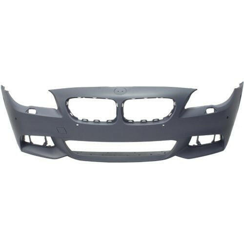 2014-2016 BMW 550i Front Bumper Cover, w/Park Distance & M Pkg, w/o Camera.
