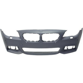 2014-2016 BMW 550i Front Bumper Cover, w/Park Distance & M Pkg, w/o Camera.