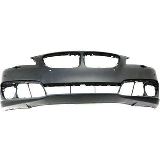 2014-2016 BMW 528i Front Bumper Cover, w/PDC, w/o M Pkg & Side View Camera, Sedan.
