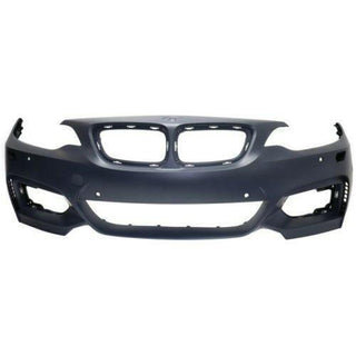 2015-2016 BMW M235i xDrive Front Bumper Cover, w/M Sport, w/HLW, PDS, & IPAS.