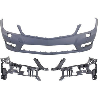 2012-2015 Mercedes Benz C250 Front Bumper Cover, w/AMG Styling, HLW, & Parktronic - Classic 2 Current Fabrication