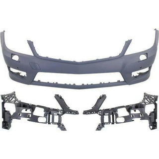 2012-2014 Mercedes Benz C300 Front Bumper Cover, w/AMG Styling, HLW, & Parktronic.
