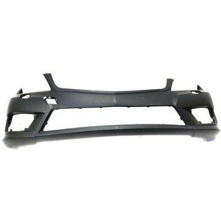 2012-2015 Mercedes Benz C350 Front Bumper Cover, w/AMG/HLW, w/o Parktronic, Cpe/.