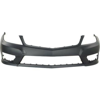 2012-2014 Mercedes Benz C300 Front Bumper Cover, w/AMG, w/o HLW, Parktr/Cpe.