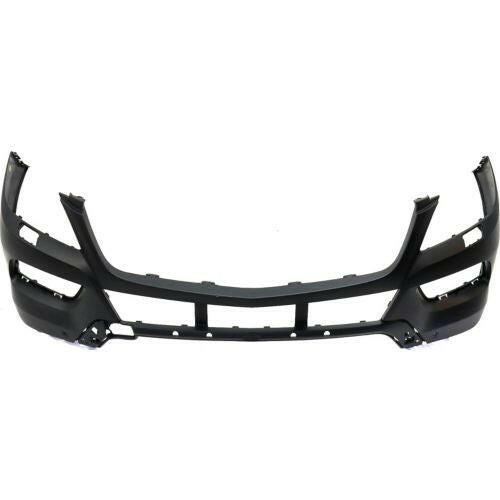 2012-2014 Mercedes Benz ML350 Front Bumper Cover, w/o AMG Styling, w/HLW.