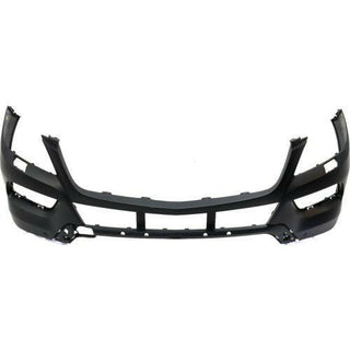 2012-2014 Mercedes Benz ML350 Front Bumper Cover, w/o AMG Styling, w/HLW.