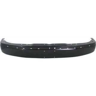 2009-2015 GMC Savana 4500 Front Bumper, Face Bar, Painted Black, Steel.