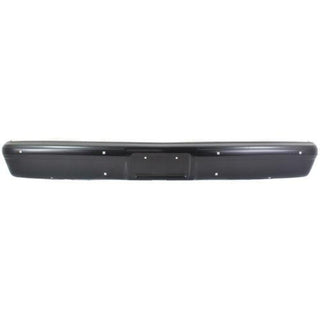 1987 GMC R3500 Front Bumper, Black, Without Impact Strip Holes - Classic 2 Current Fabrication