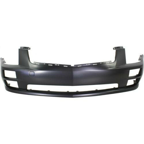 2005-2007 Cadillac STS Front Bumper Cover, Primed, w/Out Headlamp Washer-CAPA.