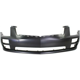 2005-2007 Cadillac STS Front Bumper Cover, Primed, w/Out Headlamp Washer-CAPA.