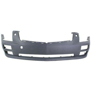 2005-2007 Cadillac STS Front Bumper Cover, Primed, w/Headlamp Washer-Capa.