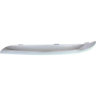 2011-2014 Chrysler 300 Front Bumper Molding LH, Satin Chrome (Platinum).